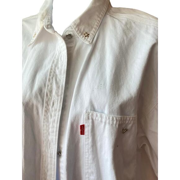 VTG MENS DENIM SHIRT - Picture 4 of 7